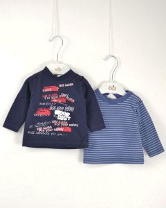 Dvodelni komplet otroških majic, 62 (029314)