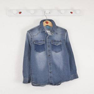Otroška mehka jeans srajca, 116 (30502)